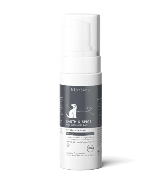 Kin+Kind Earth & Spice Waterless Dog Shampoo 8oz