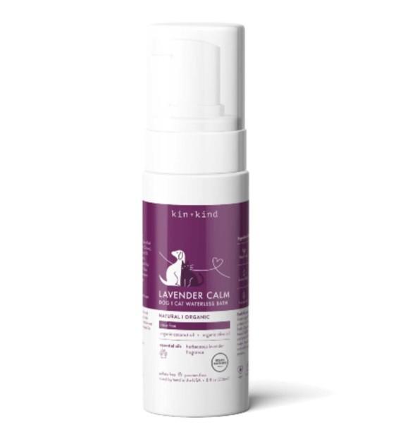 10% OFF: Kin+Kind Lavender Calming Waterless Bath Shampoo For Cats & Dogs 8oz