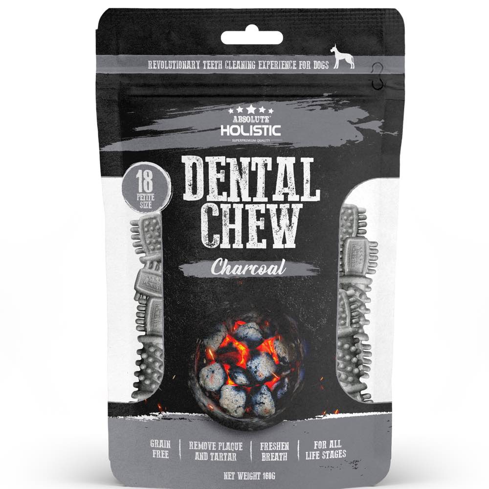Absolute Holistic Dental Chew Charcoal Value Pack 160g