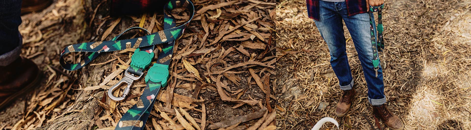 Zee.Dog Dog Leash (Woods) XS