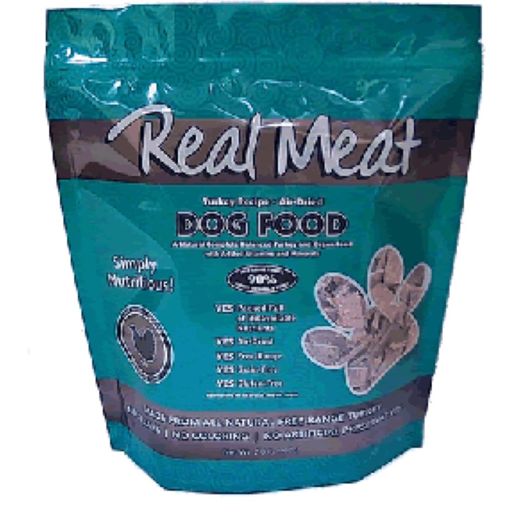 Real Meat Turkey Grain-Free Air-Dried Dog Food 2lb