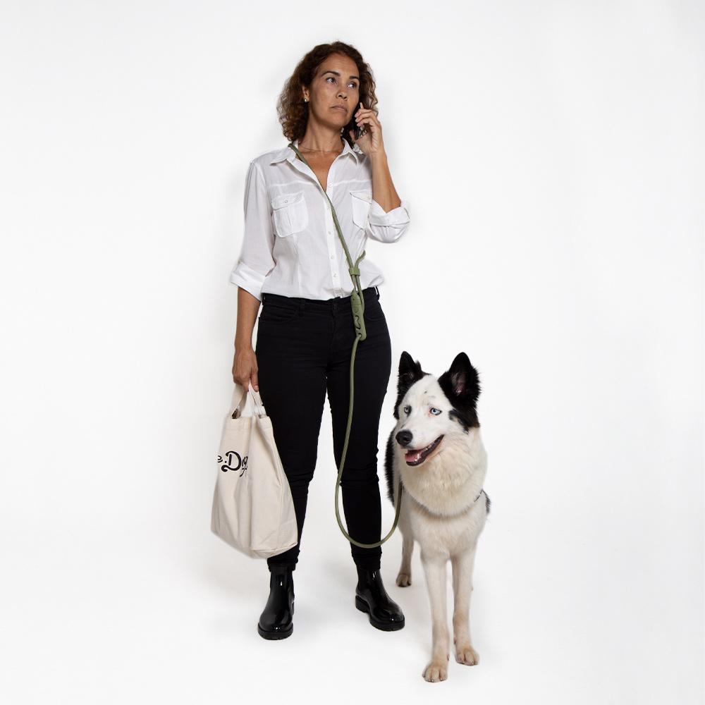 Zee.Dog Hands-Free Dog Leash (Army Green)