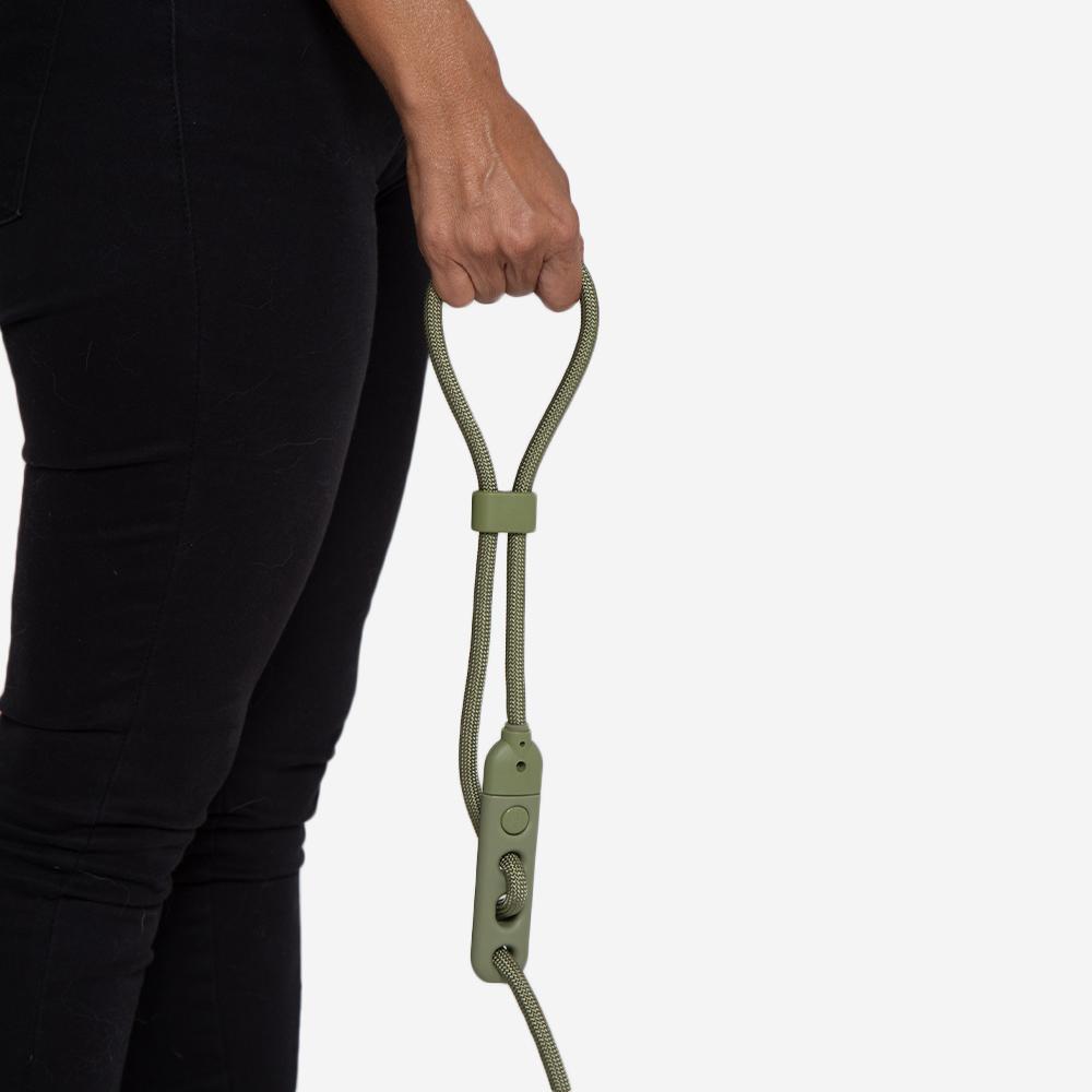 Zee.Dog Hands-Free Dog Leash (Army Green)