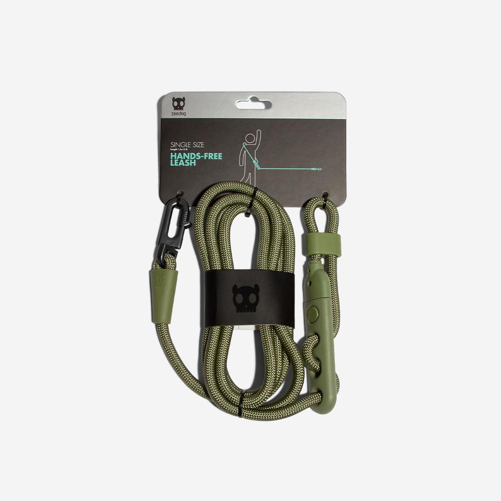 Zee.Dog Hands-Free Dog Leash (Army Green)