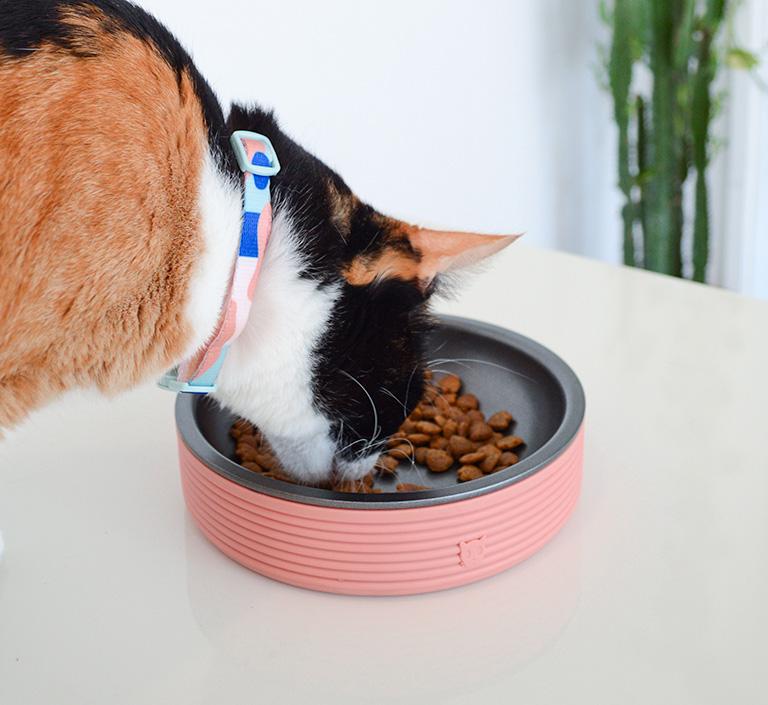 Zee.Cat Duo Cat Bowl (Terracotta)